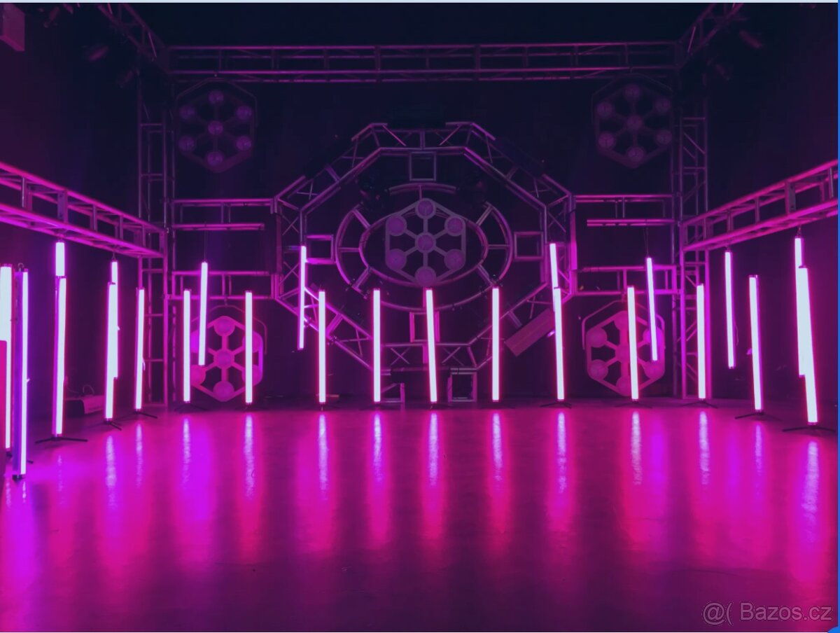 LED RGB Tubes – Alternativa Astera | 16 ks + 2× flight case - 3