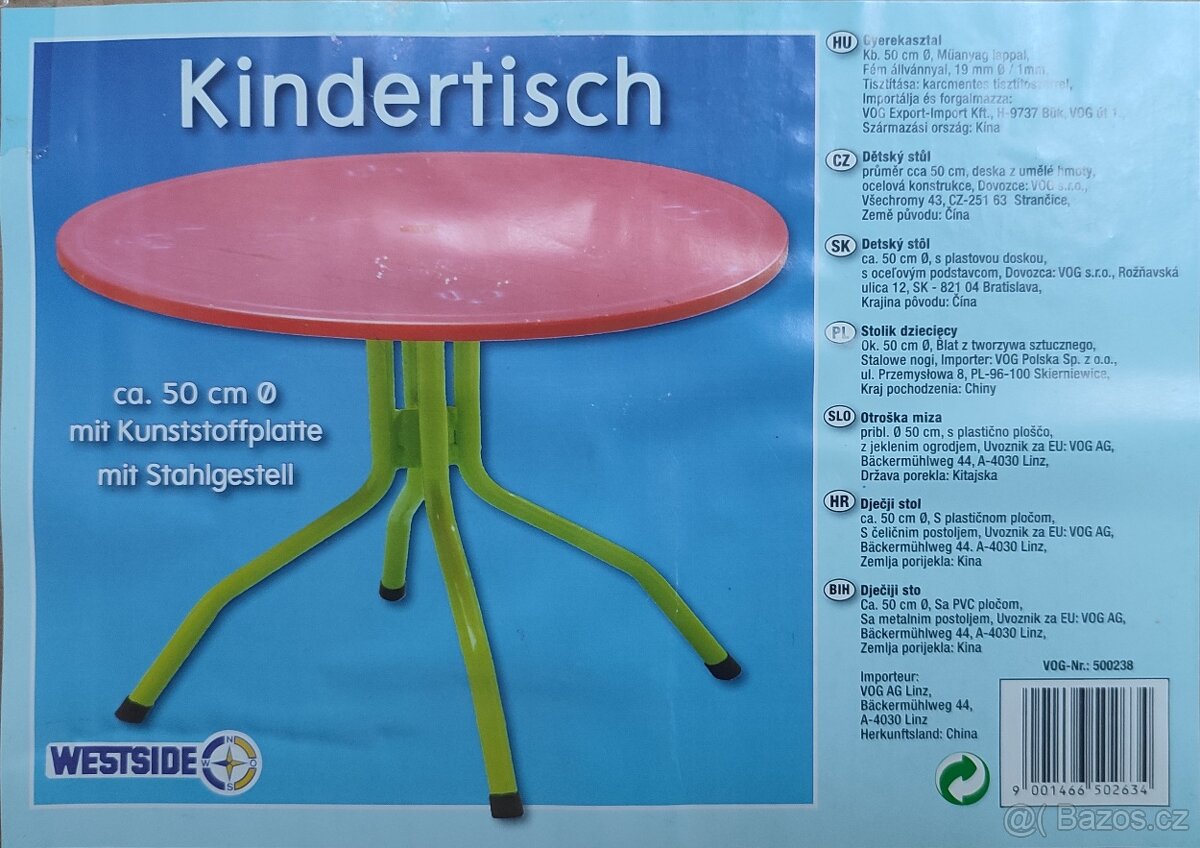 Prodám dětský stolek a židličku - 3