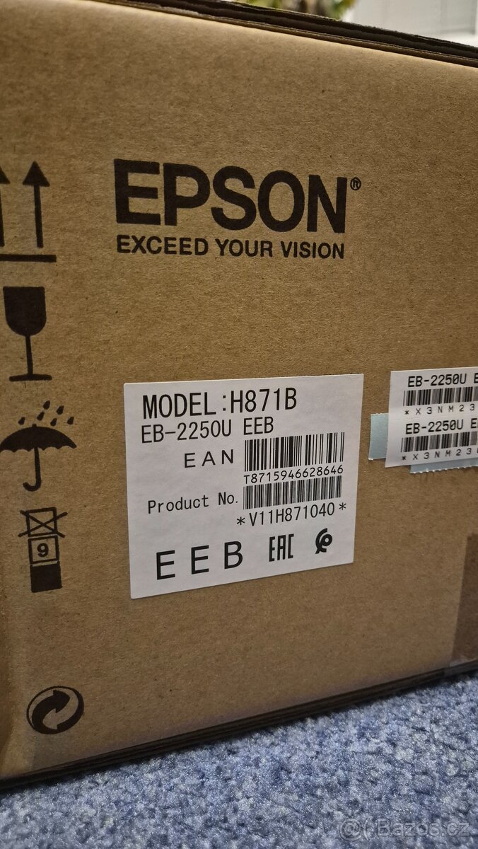 Epson EB-2250U – nový, nerozbalený projektor - 3