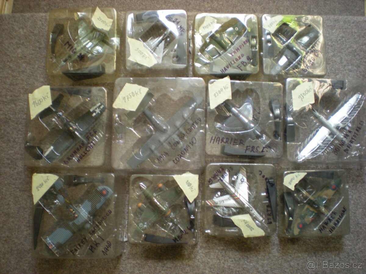 modely letadel kovove - 3