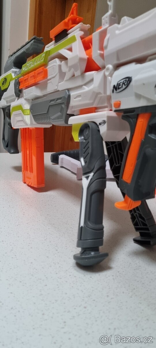 Nerf MODULUS 3V1 - elektrokulomet+brokovnice+vzduch nástavec - 3