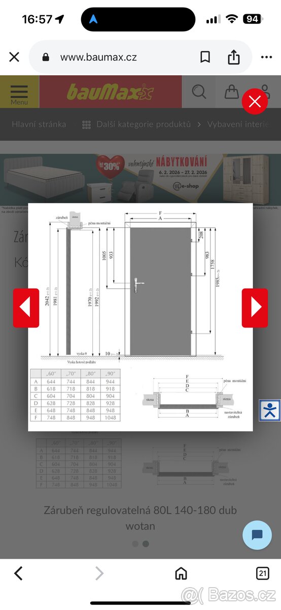 Zárubně 14-18cm - 3
