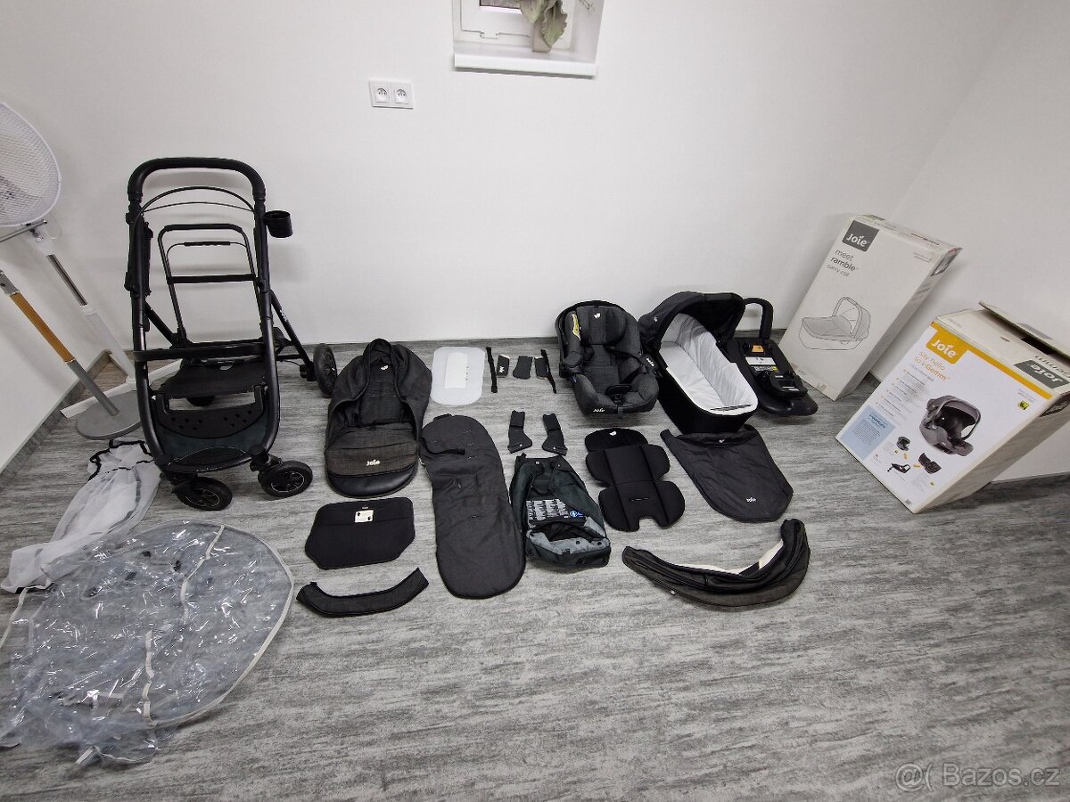 Kočárek Joie Mytrax - korba, vajíčko, sporťák, základna do a - 3