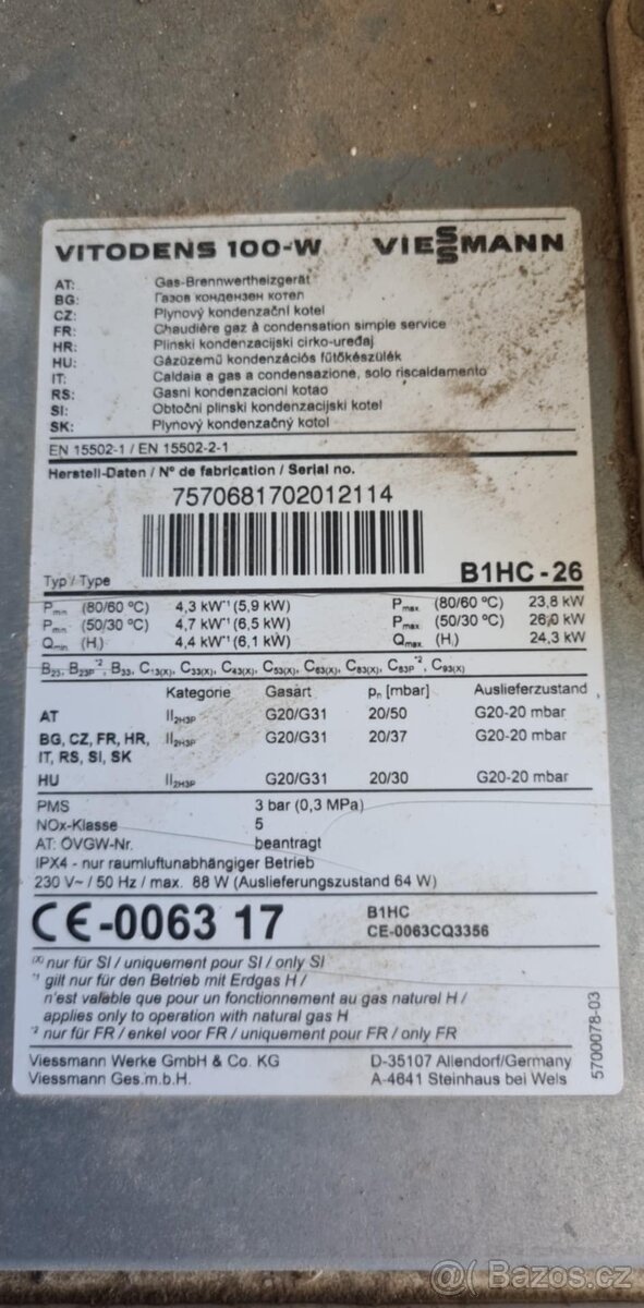 Predám kondenzačni kotel Viesmann 100-W 26kw - 3