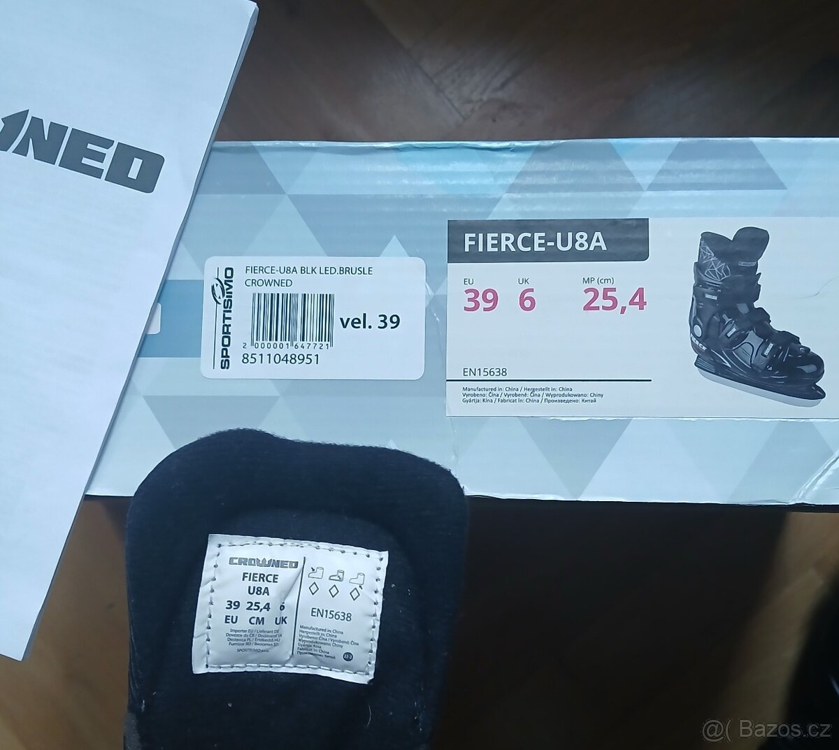 Lední brusle vel 39 výborný stav - 3