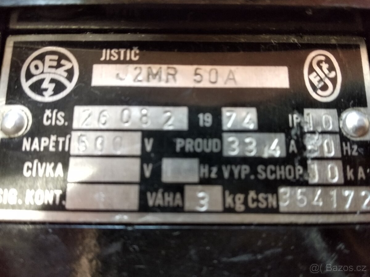 Jistič, deon OEZ J2MR50A - 3