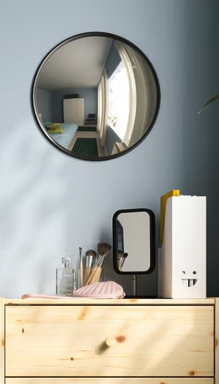 610 - Dekorativní konvexní zrcadlo SVARTBJÖRK - IKEA, 41 cm - 3