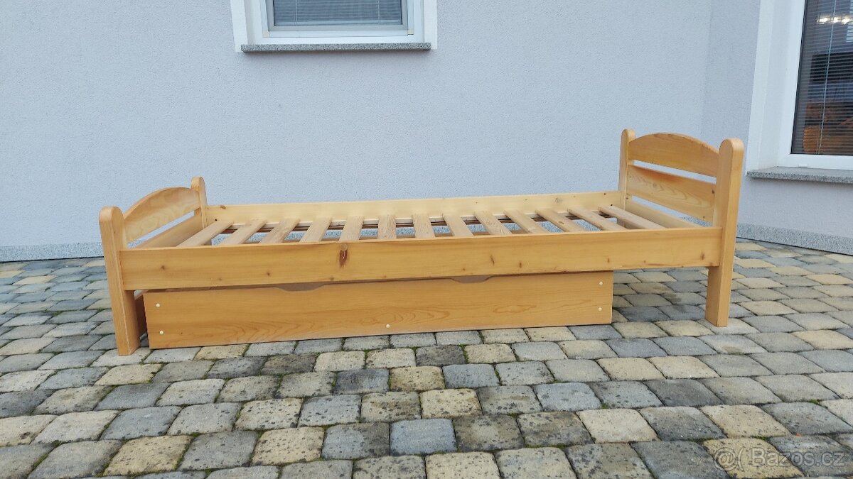 Masivní postel Domestav - 3