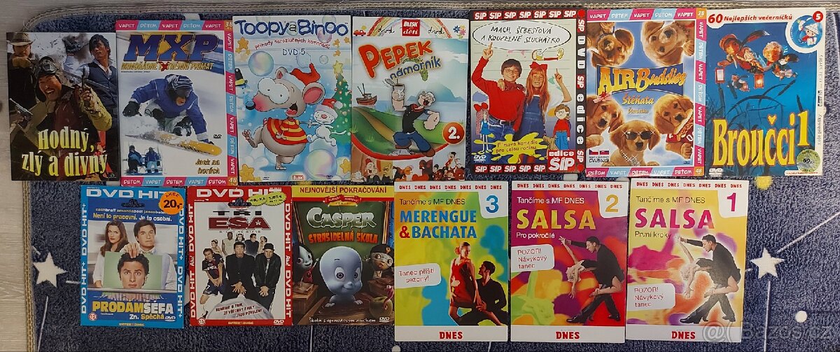 DVD filmy, hudba, mluvené pohádky - 3