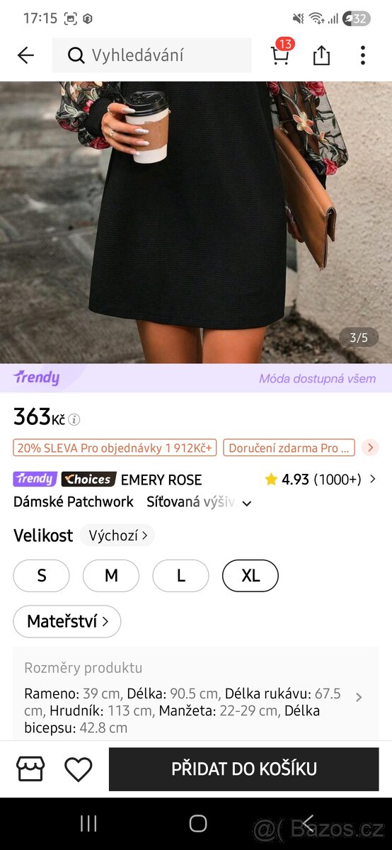 Šaty, tunika vel. XL - 3