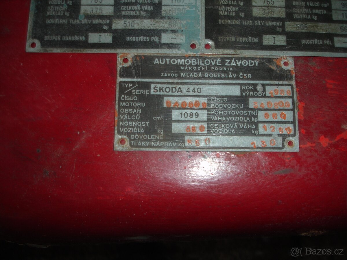 Škoda 1100MB, 1000MB, Š 440. - 3