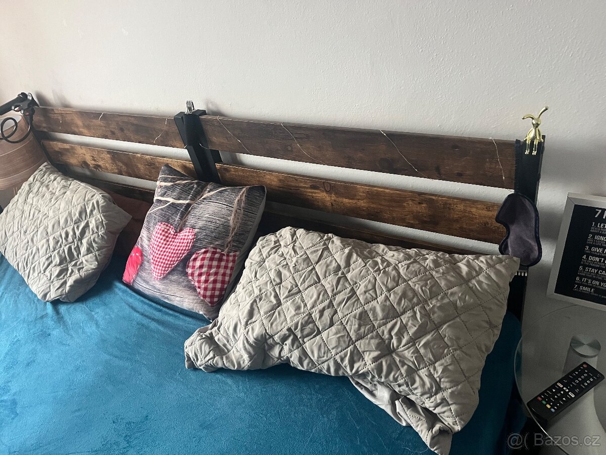 🛏️ Moderní dvoulůžko / Postel 180x200 - 3