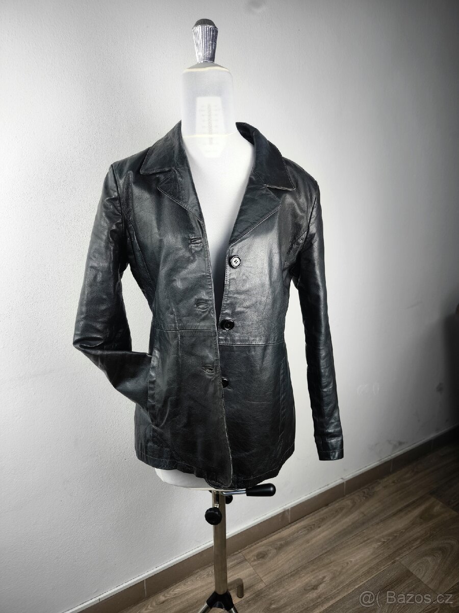 Kožená bunda vel M - 3