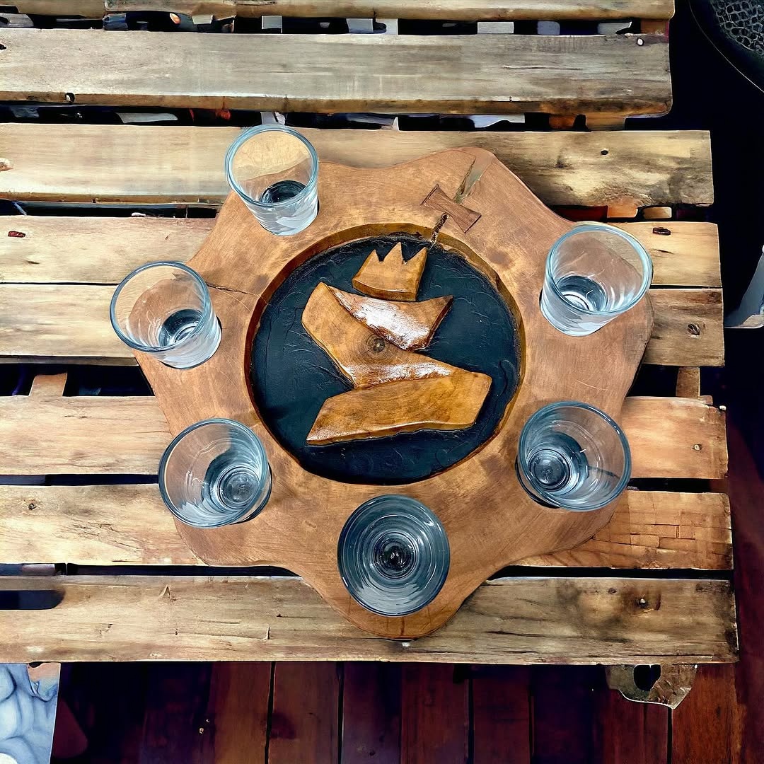 Originální dřevěné podnosy - 3