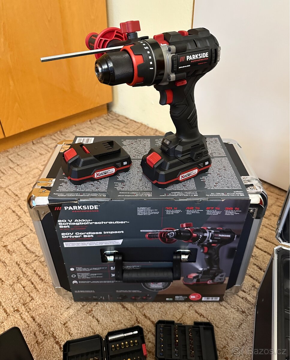 Parkside Performance Aku vrtačka s příklepem -SADA - 3