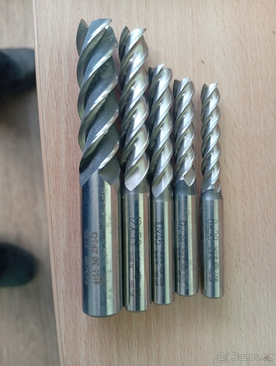 Stopkové frézky 6,8,10,12,22mm - 3