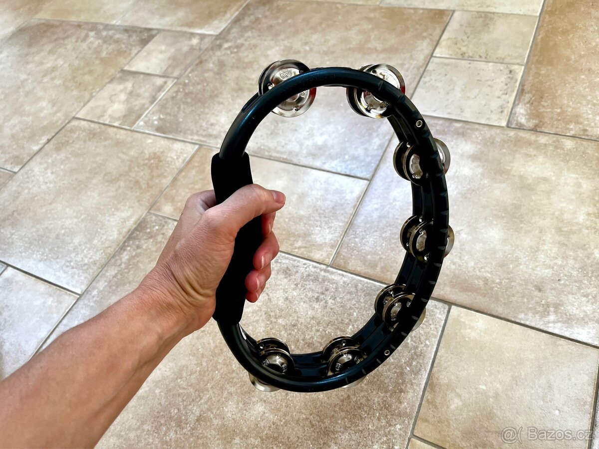 Nová černá tamburína MEINL - 3