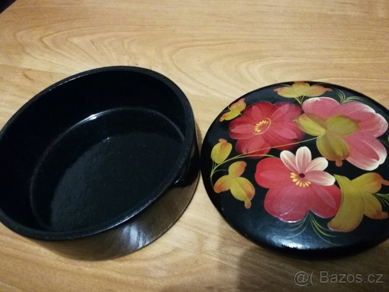 Dřevěná dóza /šperkovnice - 3