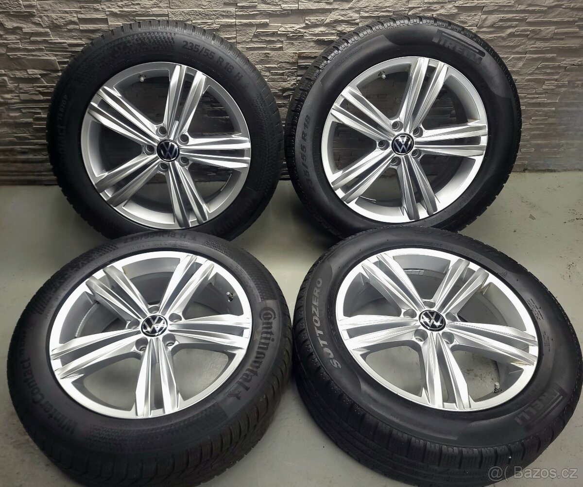 18" Originál VW Sebring 5x112 Tiguan II zimní pneu 5-6mm - 3
