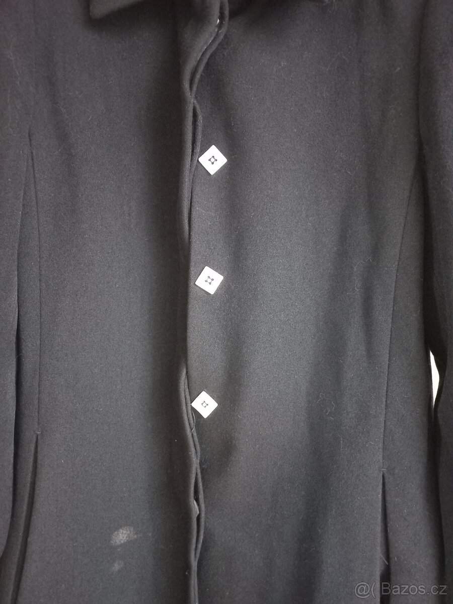 Dámský černý kabát - 3