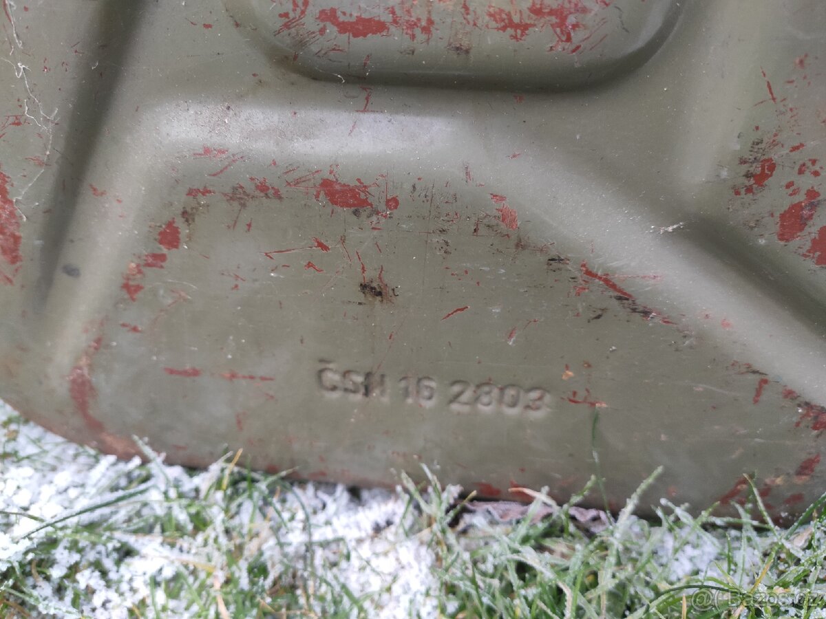 Plechový kanystr Sandrik 10 l a 20 l - 3