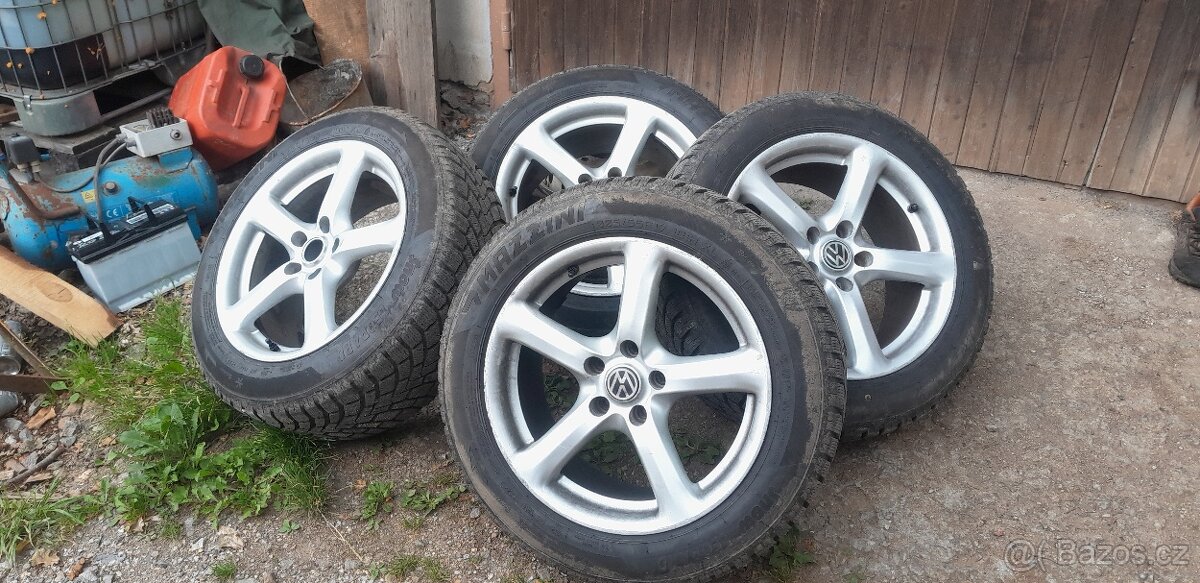 Alu kola ,zimní pneu 225/55r17 - 3