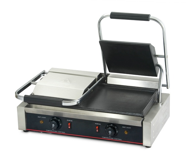 Prodám nový Panini kontaktní gril s vroubkovými plotnami. - 3