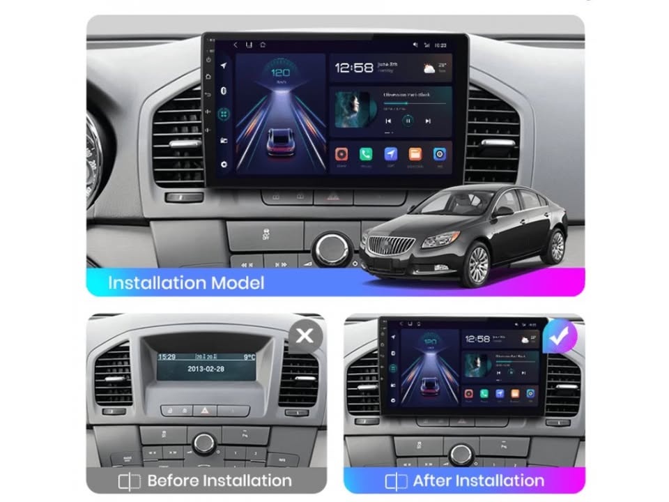 Android autorádio s navi pro OPEL INSIGNIA (2009-2013) - 3