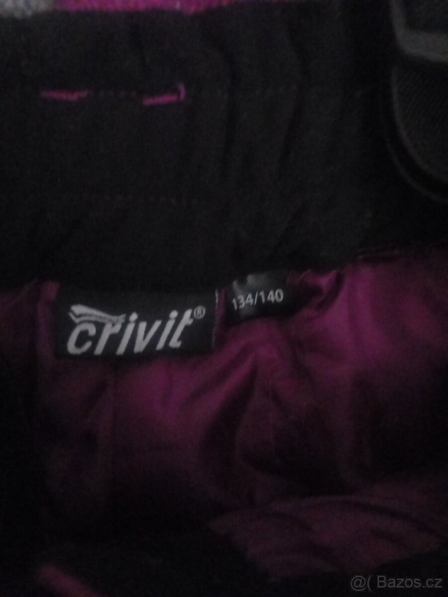 Lyžařské dívčí kalhoty vel. 134-140 - 3