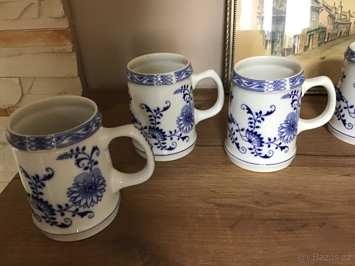 Starožitný cibulákový korbel - 3