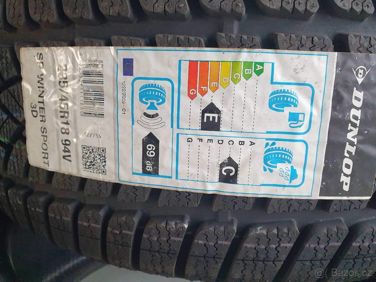 ZIMNÍ PNEU DUNLOP..235/45/18...2KS - 3