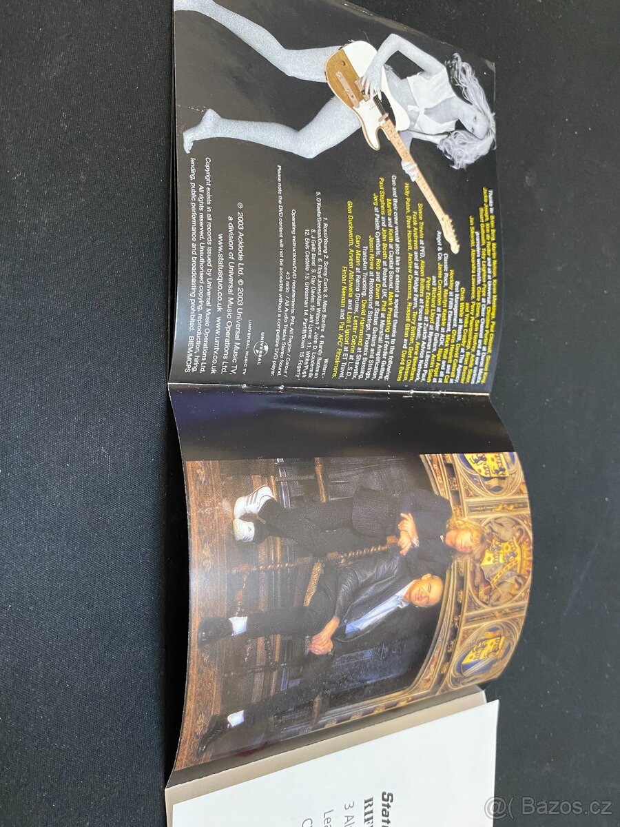 CD+DVD: STATUS QUO: RIFFS, 2003, Kompilace, JEWEL CASE - 3