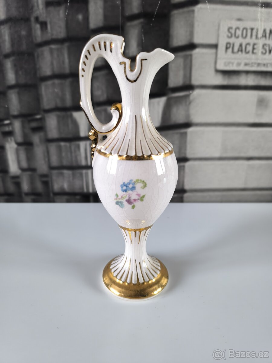 Starožitná keramická vázička - amforka - 3