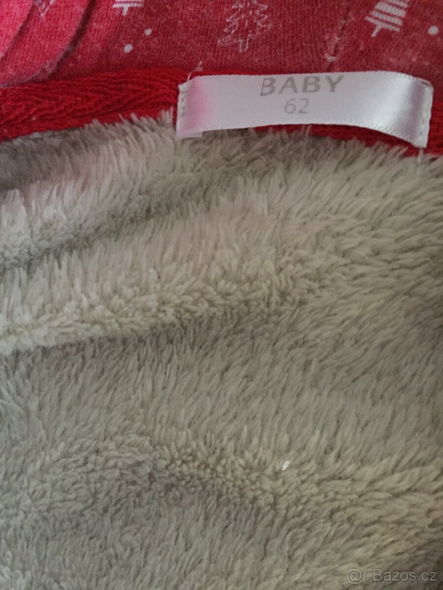 Plyšový overal vel. 62 - 3