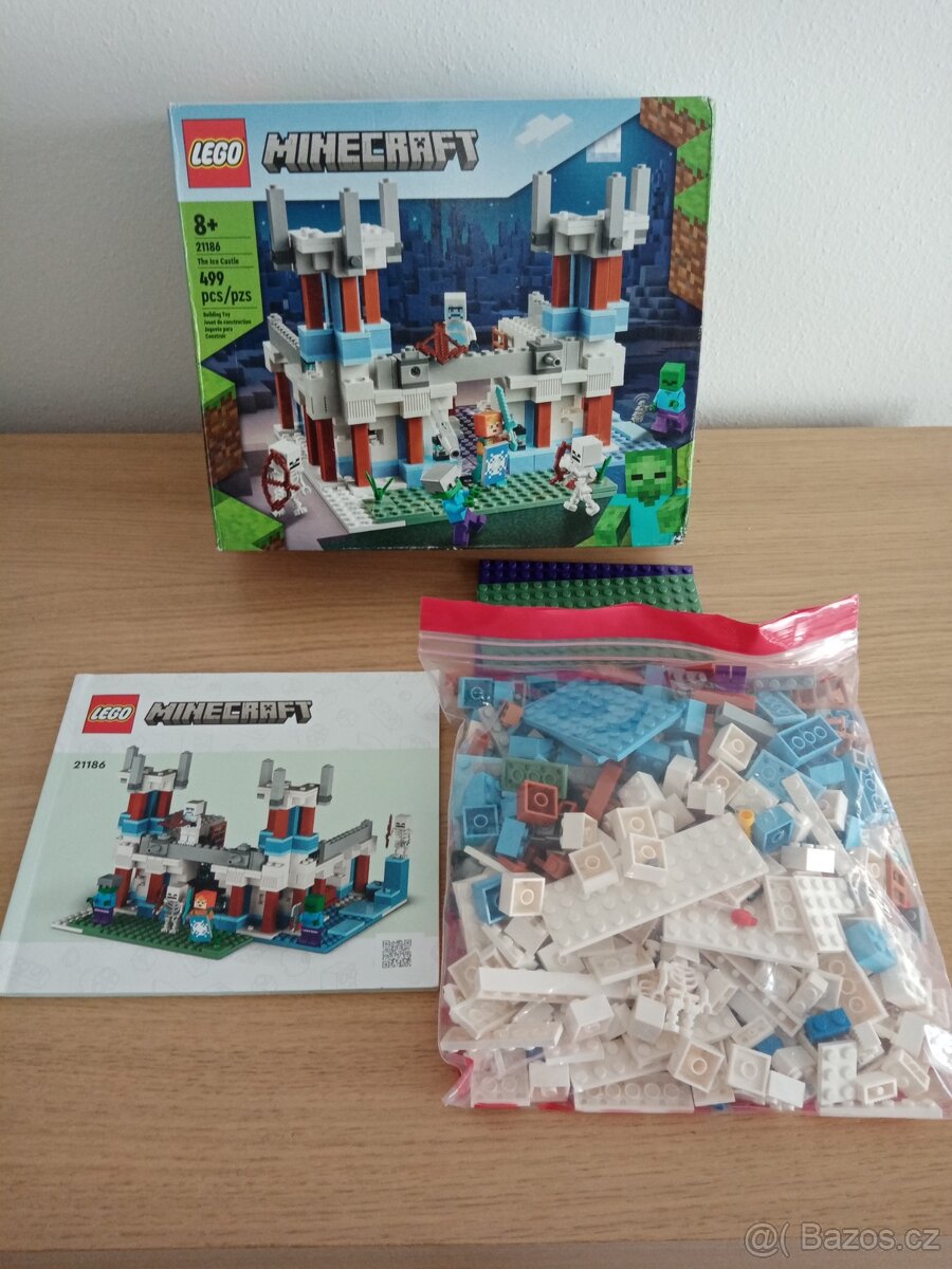 2x zimní Minecraft LEGO - 3