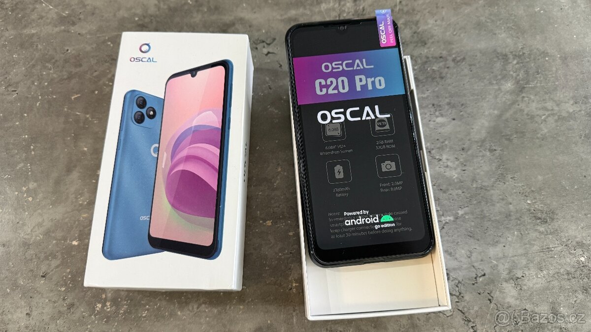 Mobilní telefon OSCAL C20 Pro černý - 3