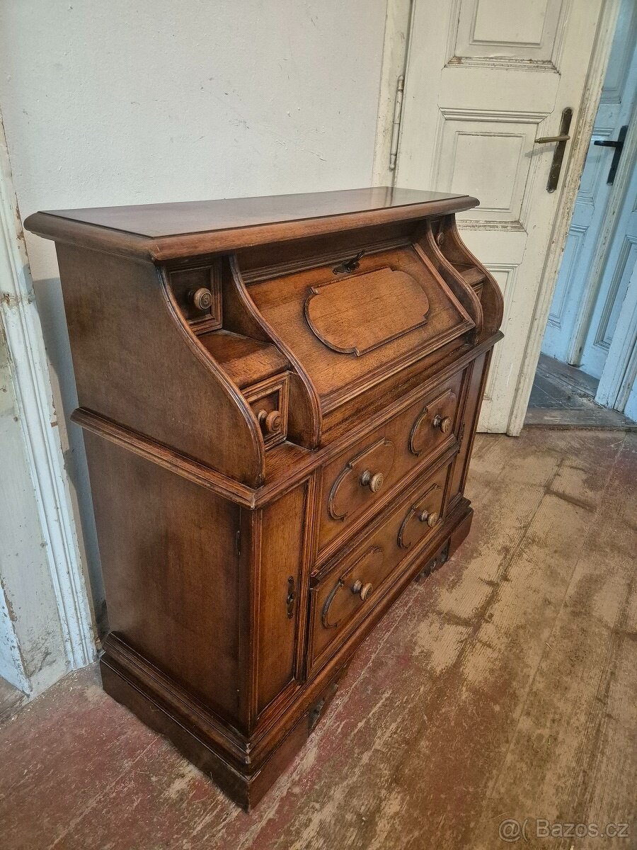 Stylový psací sekretář / komoda - 3