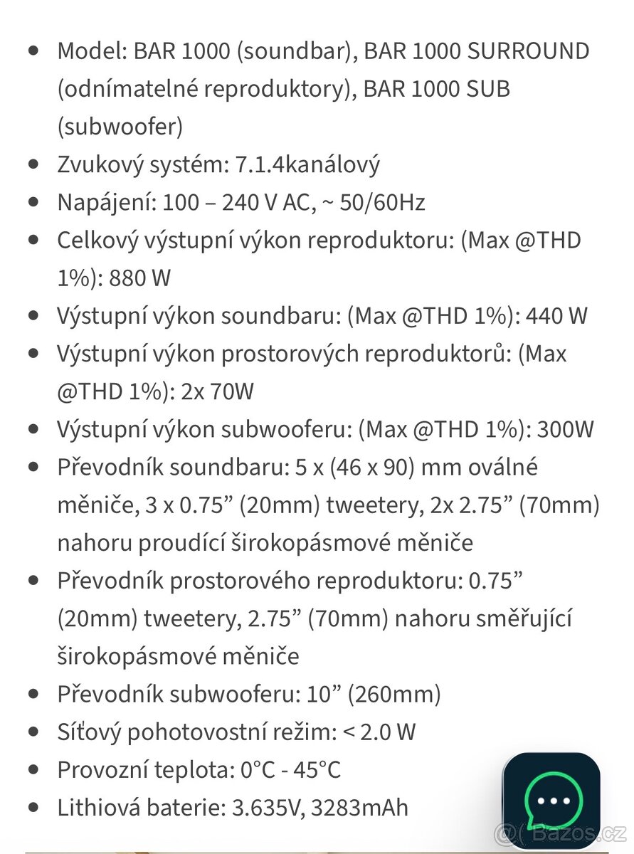 Soundbar JBL Bar 1000 - 3