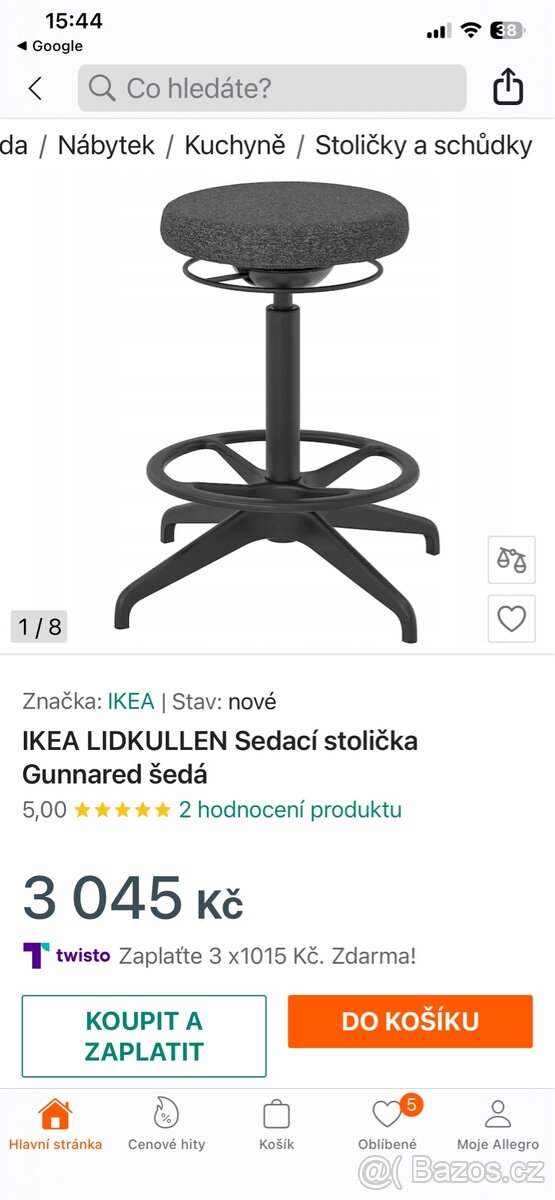 Stoličky IKEA LIDKULLEN - 3