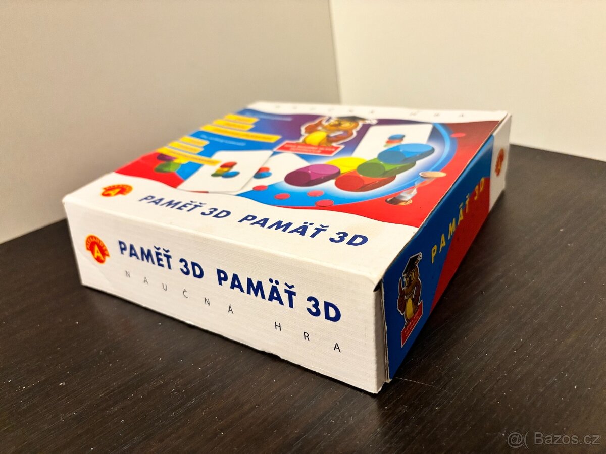 Paměť 3D Alexander – naučná hra, kompletní - 3