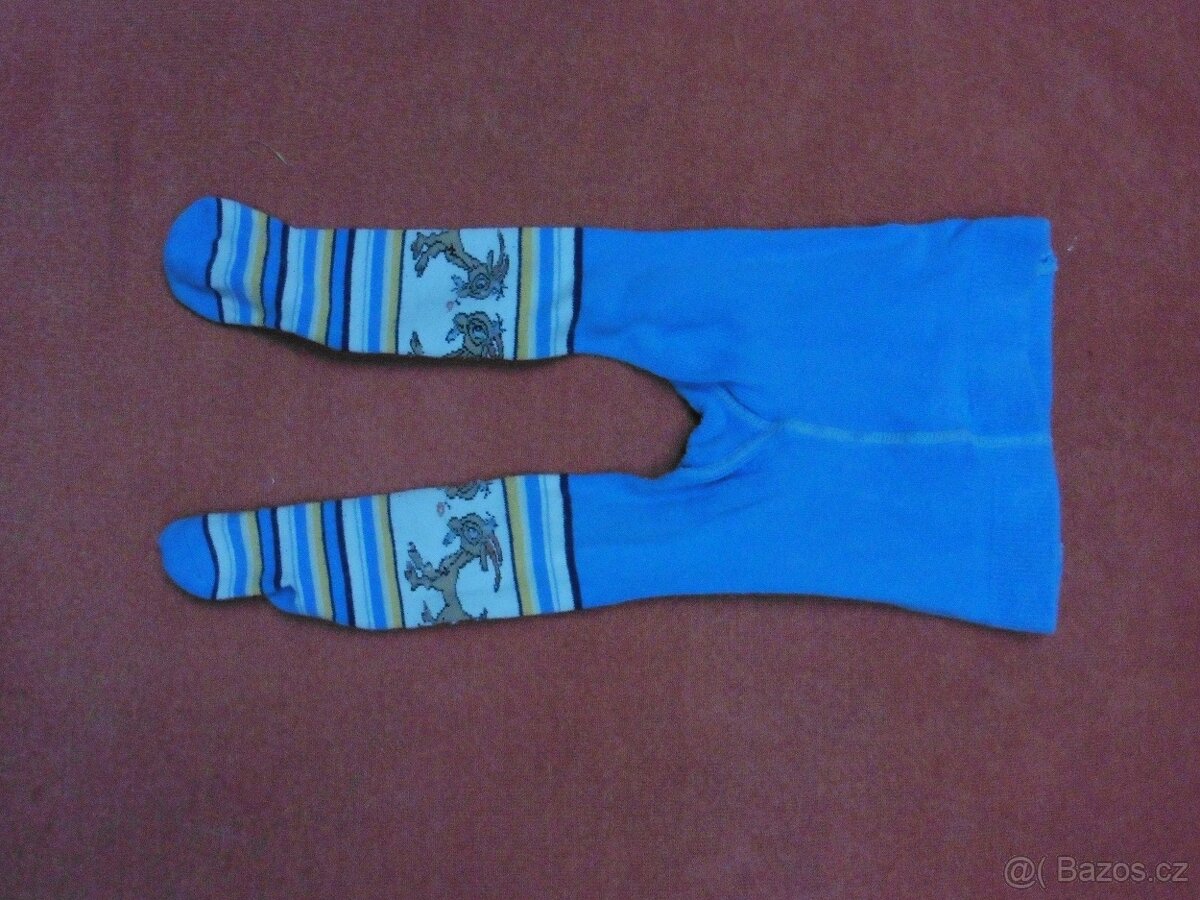 tepláky a punčocháče na 6-9 měsíců, 68-74 cm - 3