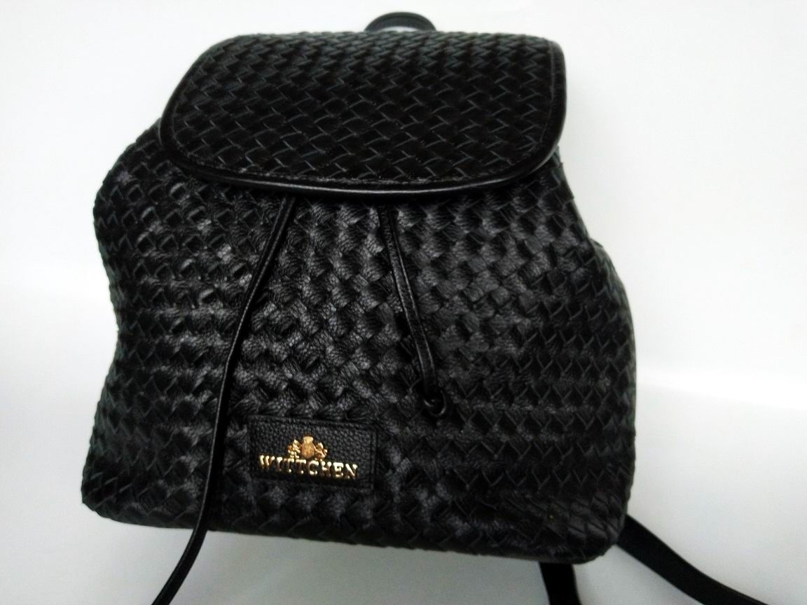 Nový značkový batoh Wittchen černá pravá kůže 92-4E-902-1 - 3