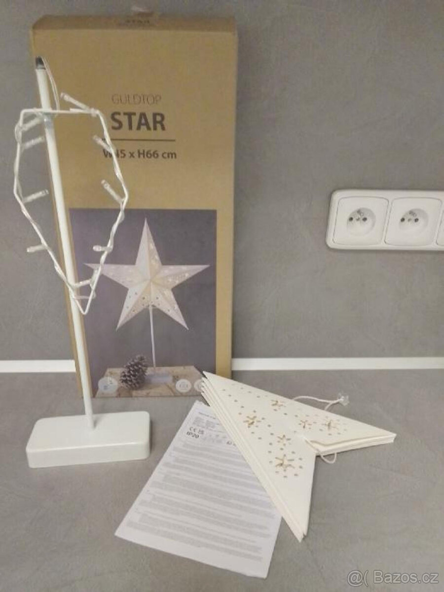 LED VÁNOČNÍ HVĚZDA/DEKORACE - 3