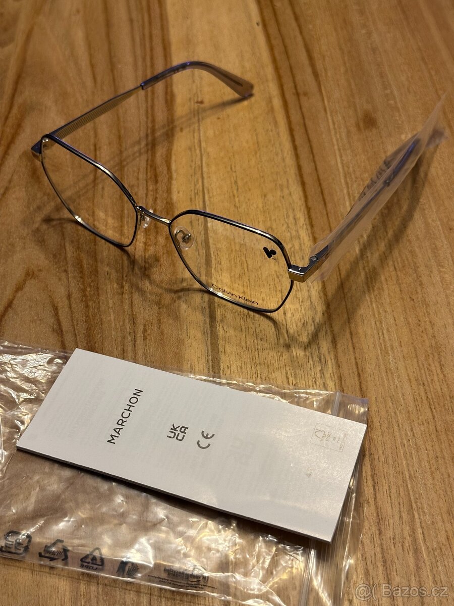 Nové dámské brýlové obroučky Calvin Klein CK24112 stříbrné - 3