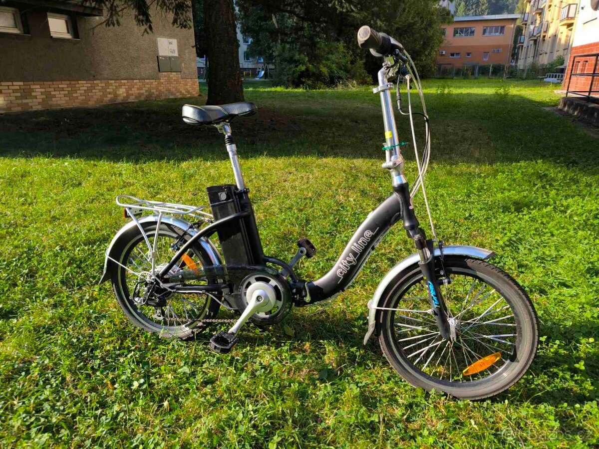 Skládací městské elektrokolo City line - 3