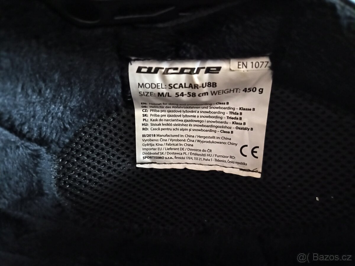 Lyžařská helma Arcore Scalar, velikost 54-58 cm (M/L) - 3