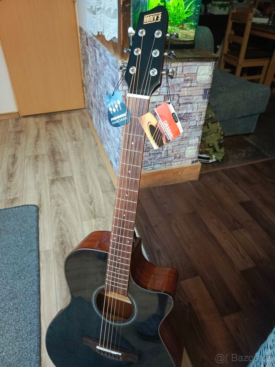 Elektroakustická kytara HENRYS (Nová) - 3