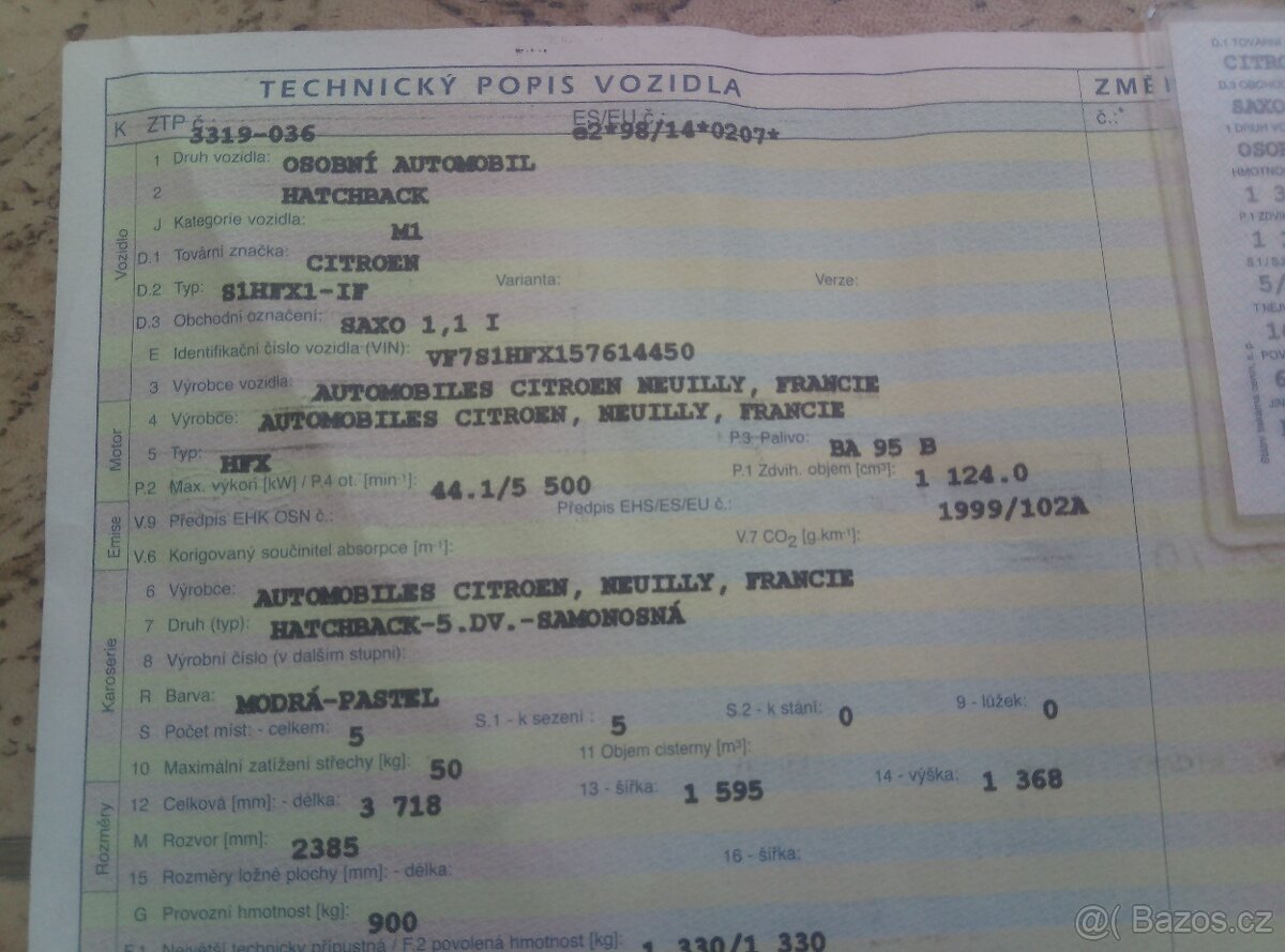 Citroen Saxo 1.1 - 3