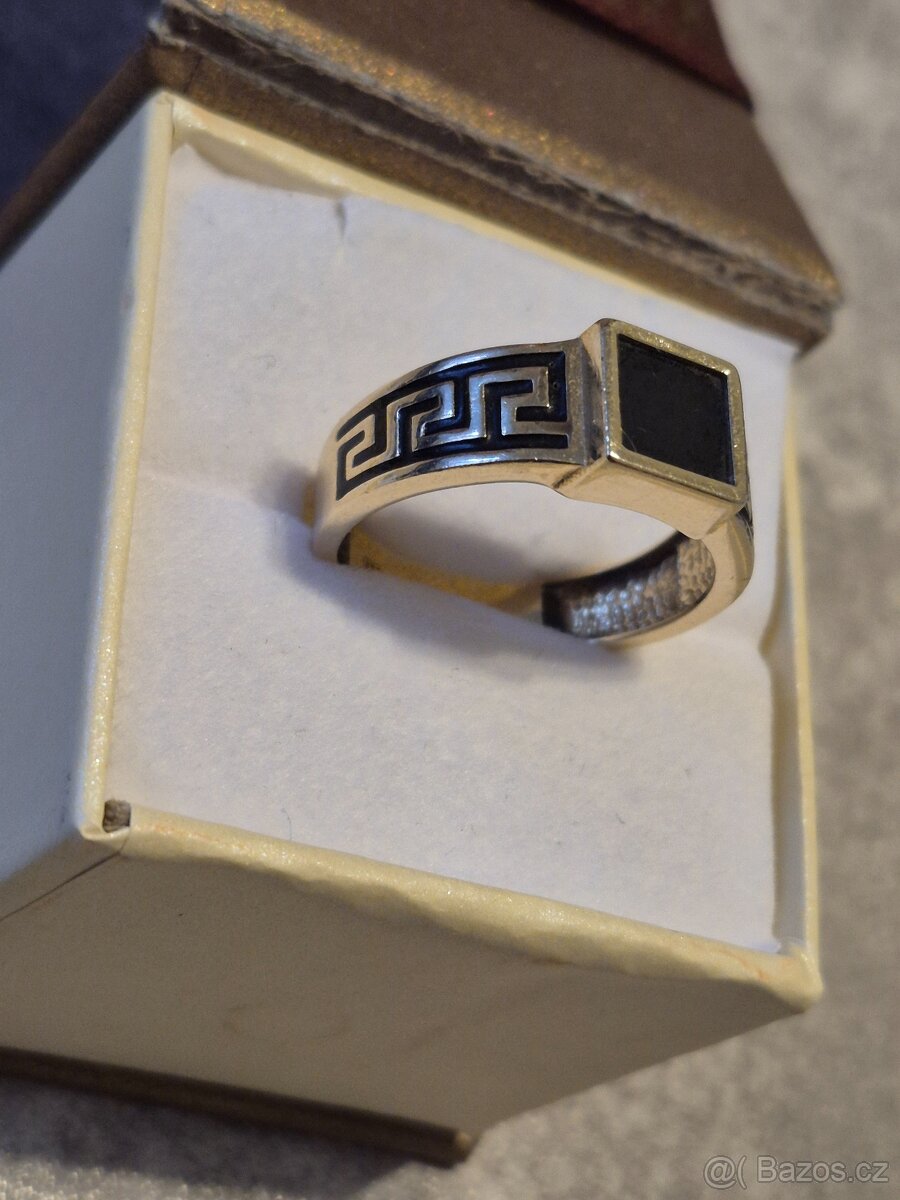 Pánský prsten zlatý 585 14k - 3