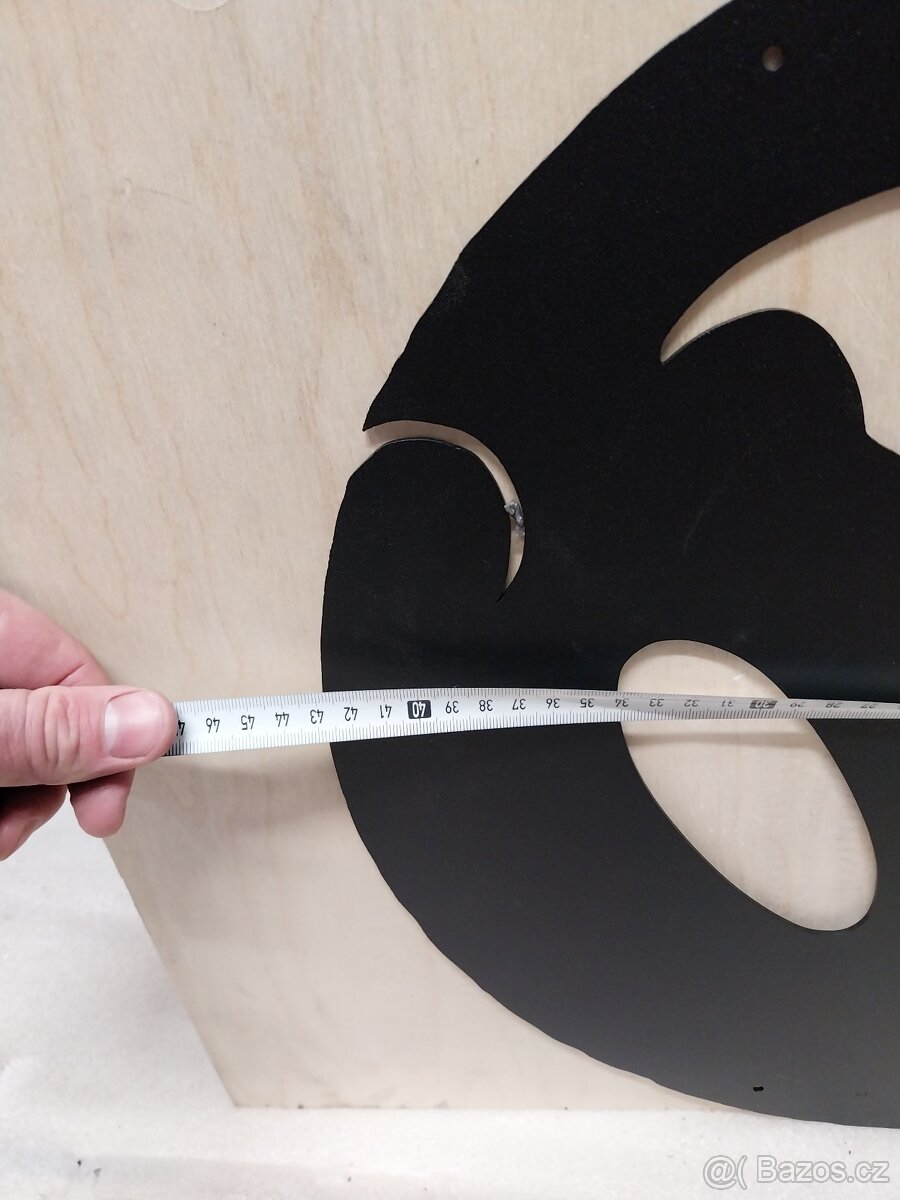 Plechový obraz kočky - černý lak - 3